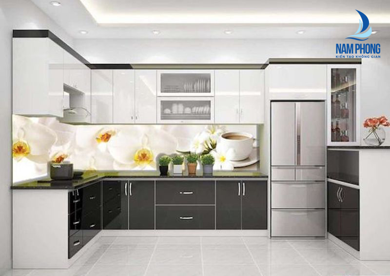 kính ốp bếp 3D