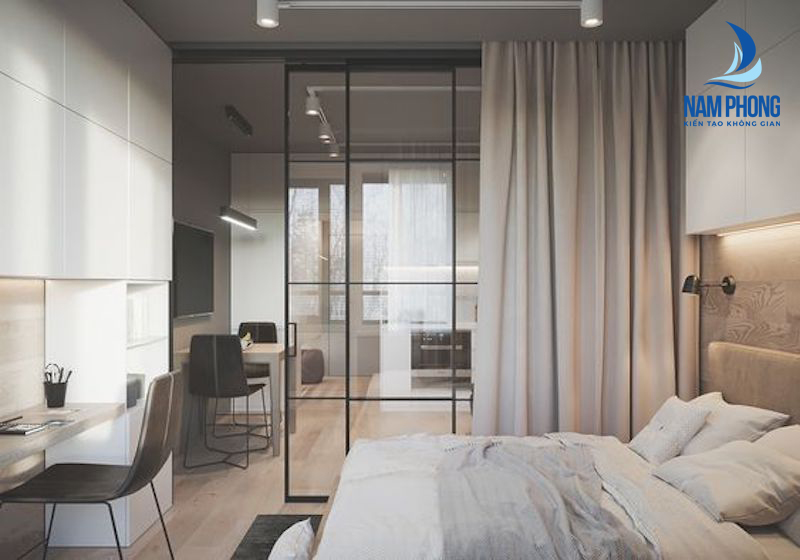 Vách kính cường lực 10mm