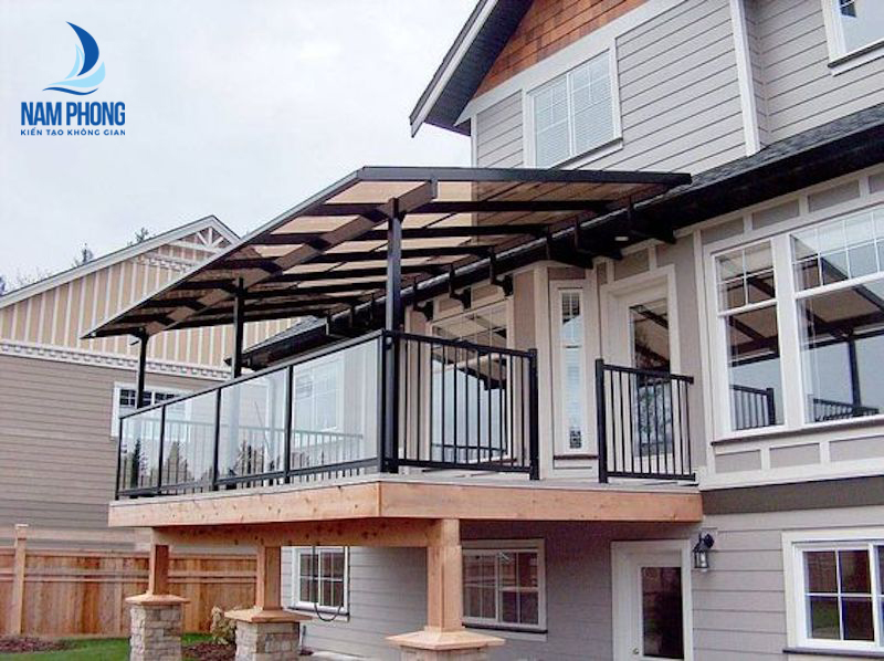 Mái kính cường lực đẹp - độc - lạ