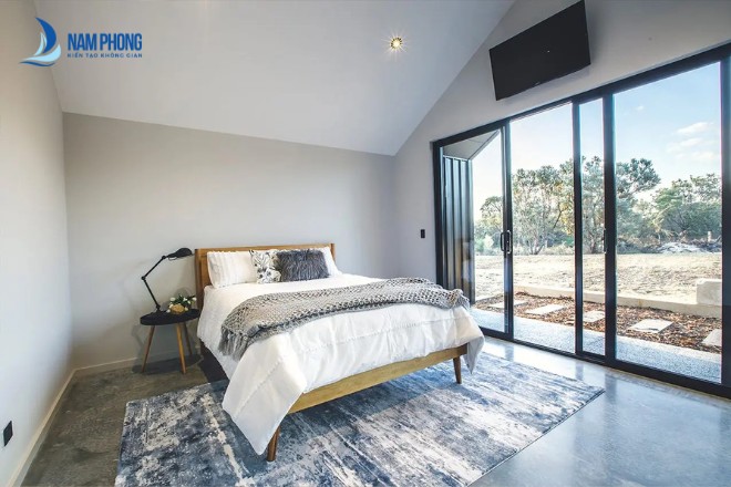 TOP 15+ Mẫu Cửa Lùa Phòng Ngủ Cách Âm Đẹp, Giá Rẻ 2024 mau cua nhom canh mo lua phong ngu