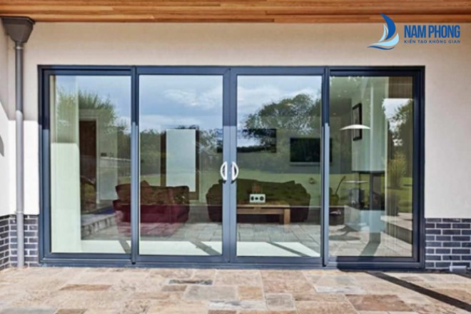 Mẫu cửa đi nhôm kính thiết kế đẹp nhất