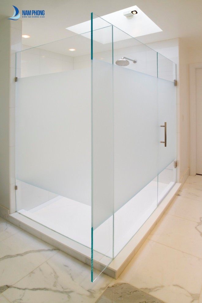 Mẫu vách kính mờ đẳng cấp, sang trọng