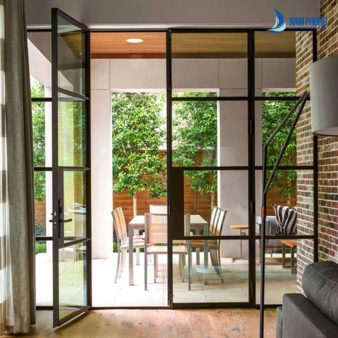 Báo Giá 15+ Mẫu Cửa Kính Chống Cháy Chi Tiết Nhất 2024 Mẫu cửa kính mở quay chia ô chia đố