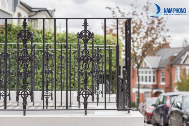 Mẫu lan can hoa văn độc đáo, đẳng cấp