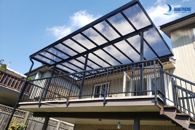 Mẫu mái hiên ban công thiết kế cực đẹp, độc đáo