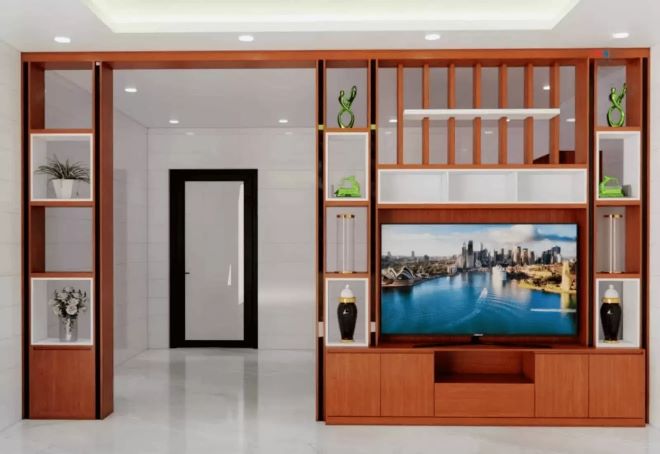 Giá Vách Ngăn Gỗ Phòng Khách: Bảng Giá Mới Nhất & Mẫu Đẹp vach-ngan-go-phong-khach-1