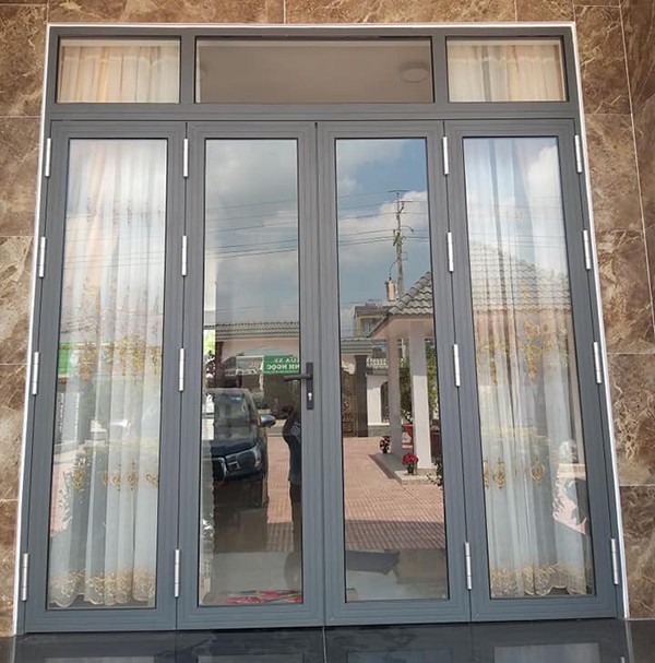 nhôm xingfa màu ghi (xám)